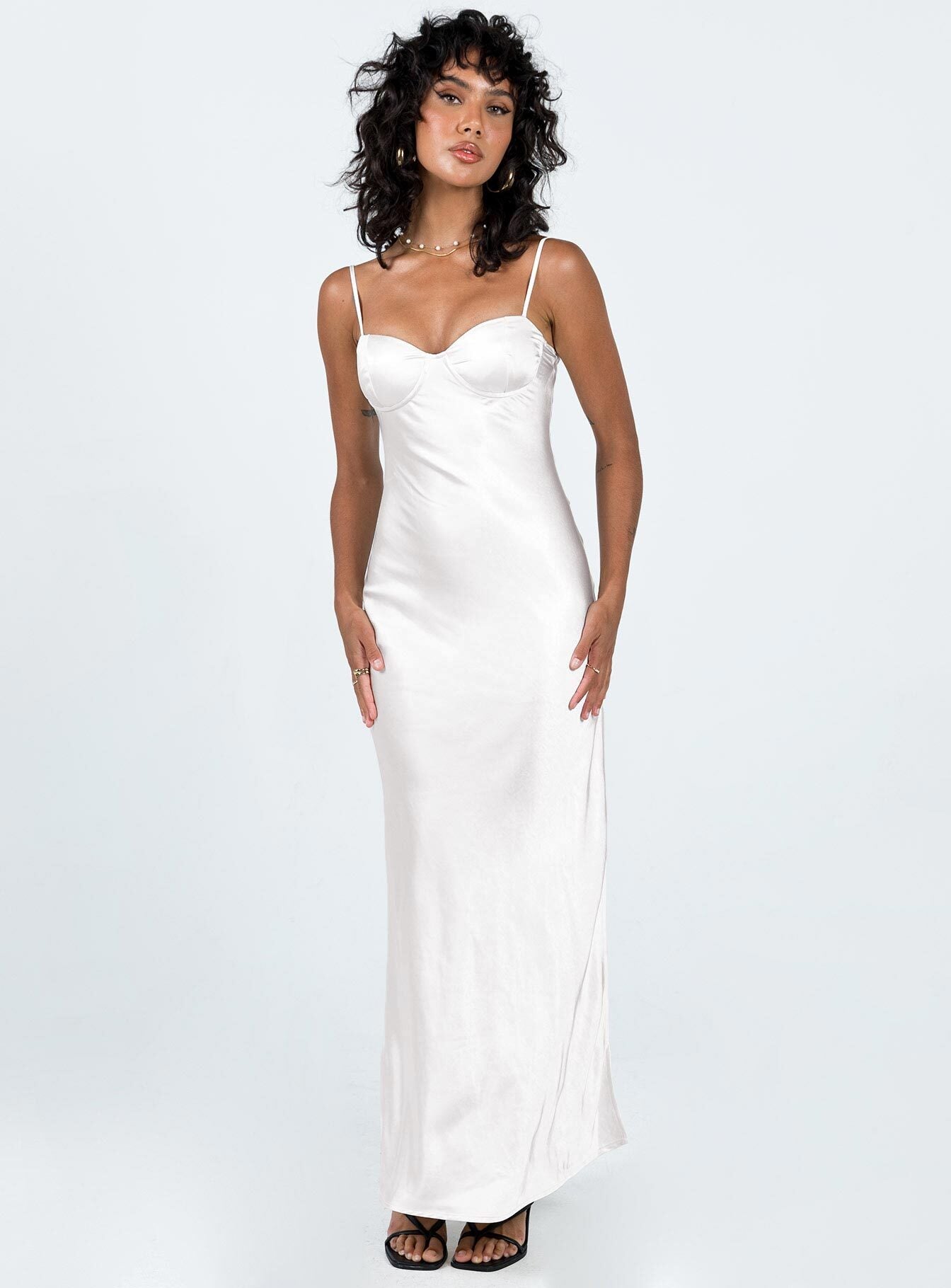 Creewood Maxi Dress Champagne - Image 2