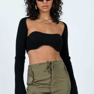 Decre Cropped Sweater Black