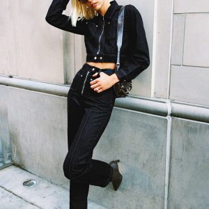 Stallion High Rise Straight Leg Jeans Indigo