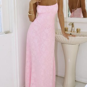South Of France Maxi Dress Pink