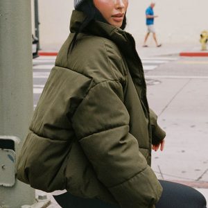 Abe Puffer Jacket Khaki