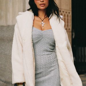 Wirilda Shearling Coat Cream