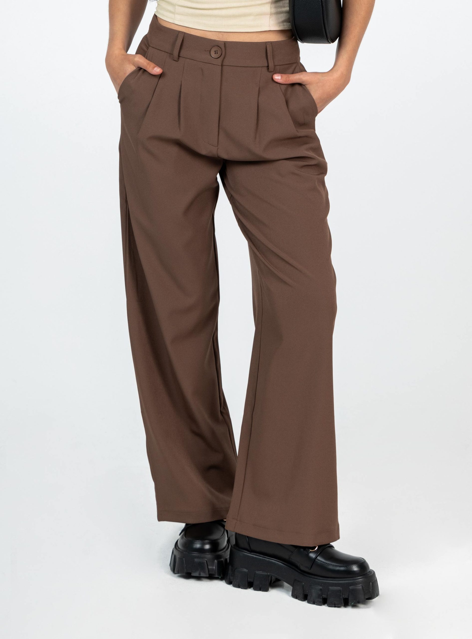 Archer Pants Brown Petite - Image 2