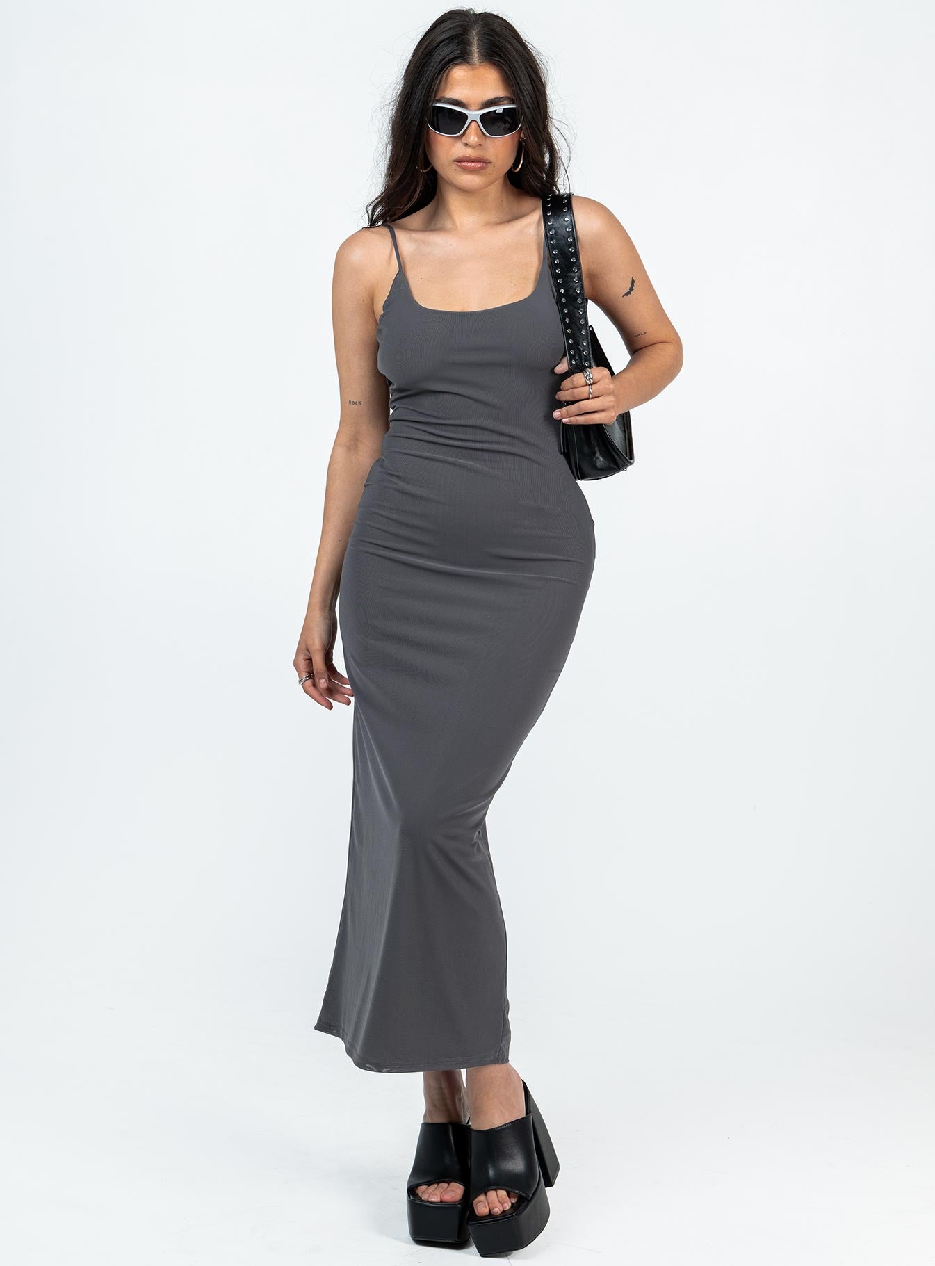 Knox Maxi Dress Slate Petite - Image 2