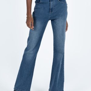 Carvalho Flare Jeans Mid Wash Denim