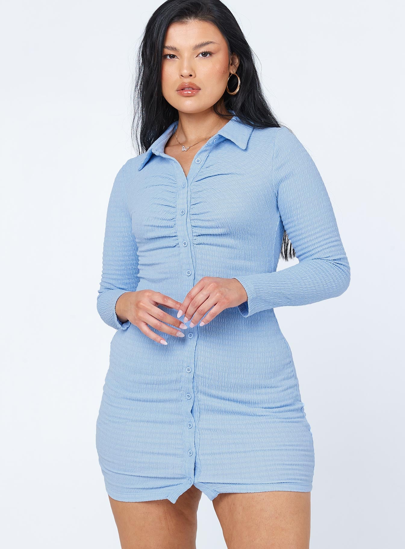 Kelli Mini Dress Blue - Image 2