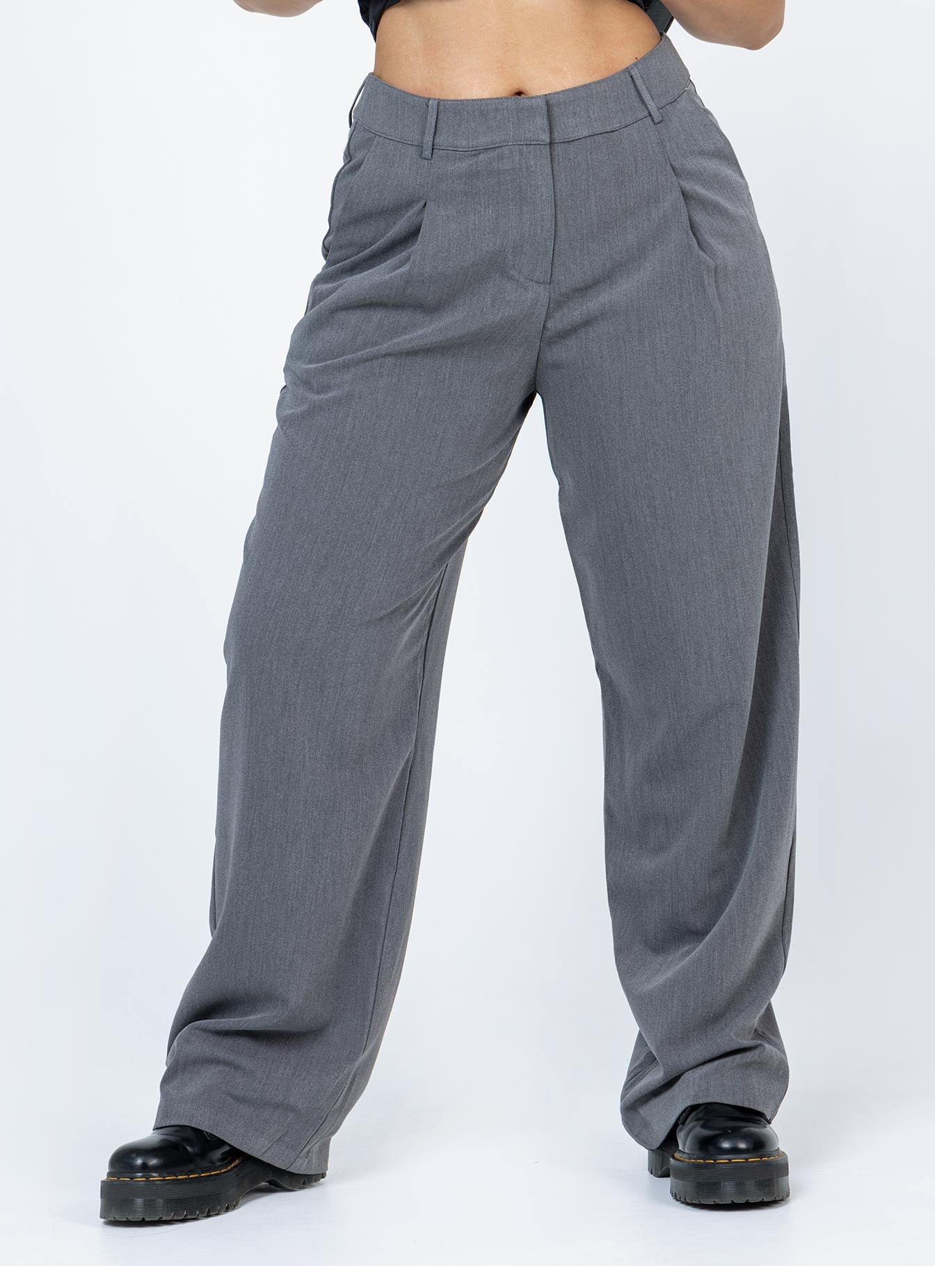Motel Sakaria Trouser Tailoring Charcoal - Image 2