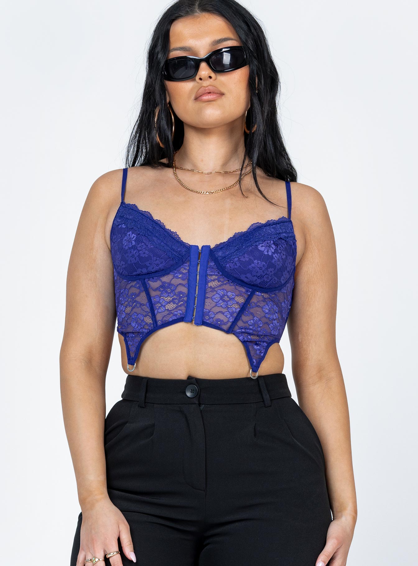 Shayna Corset Blue - Image 2