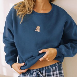 Sleepy Bunny Crewneck Jumper Navy