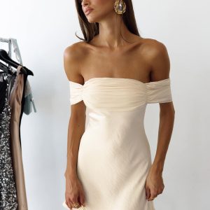 Adoration Mini Dress Cream