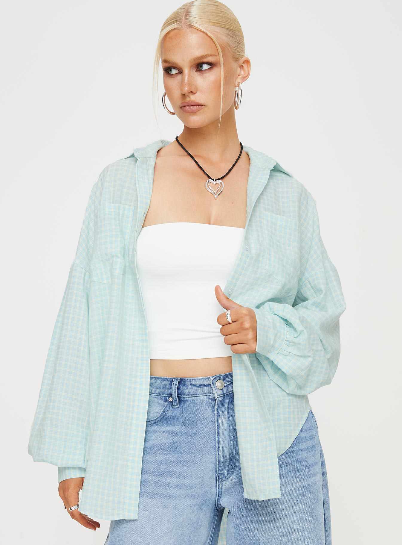 Lindford Shirt Blue Check - Image 2