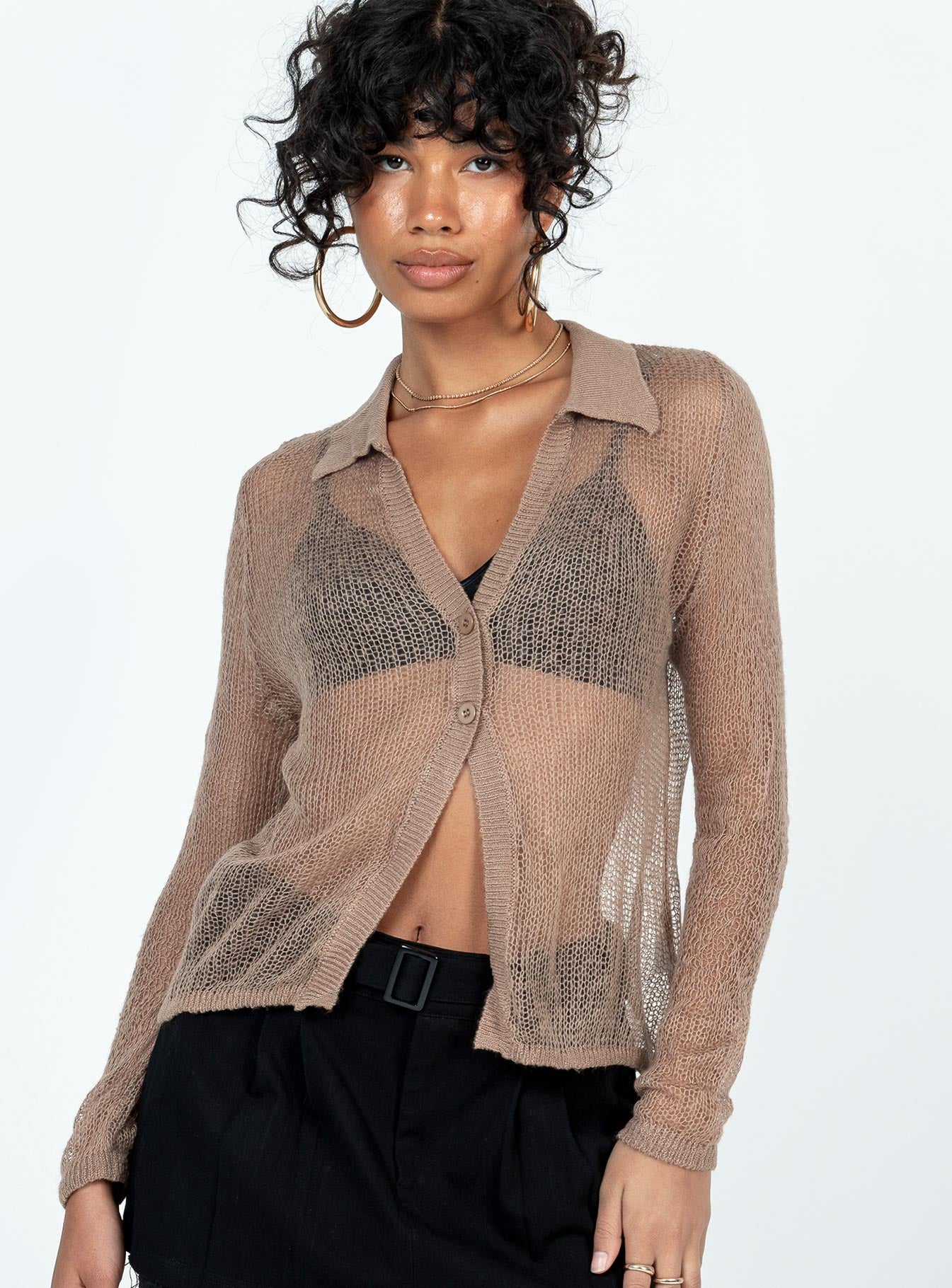 Mariam Shirt Brown - Image 2