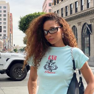 Guns N' Roses Angel Tee Blue