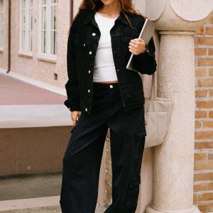 Nosita Cargo Jeans Black