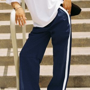 Cayman Pants Deep Navy / White