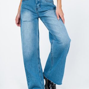 Mora Wide Leg Denim Jeans