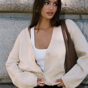 Burke Cardigan Cream