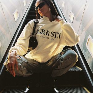 JGR & STN Mode Sweatshirt Ivory