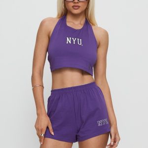 Nyu Soffee Shorts Violet