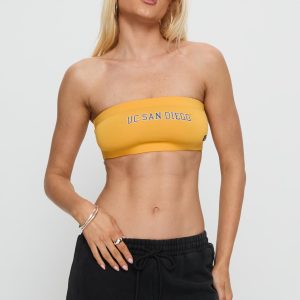 UC San Diego Bandeau Top Gold
