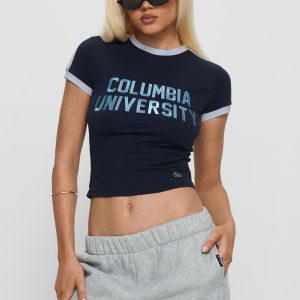 Columbia Goalie Baby Tee Navy