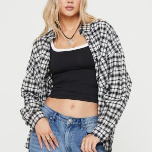 Medley Shirt Black / White Check