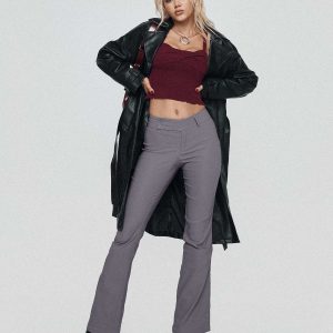 Kinkirk Flared Pants Grey