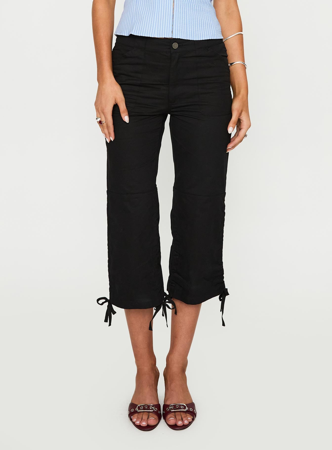 Hot Rod Capri Pant Black - Image 2