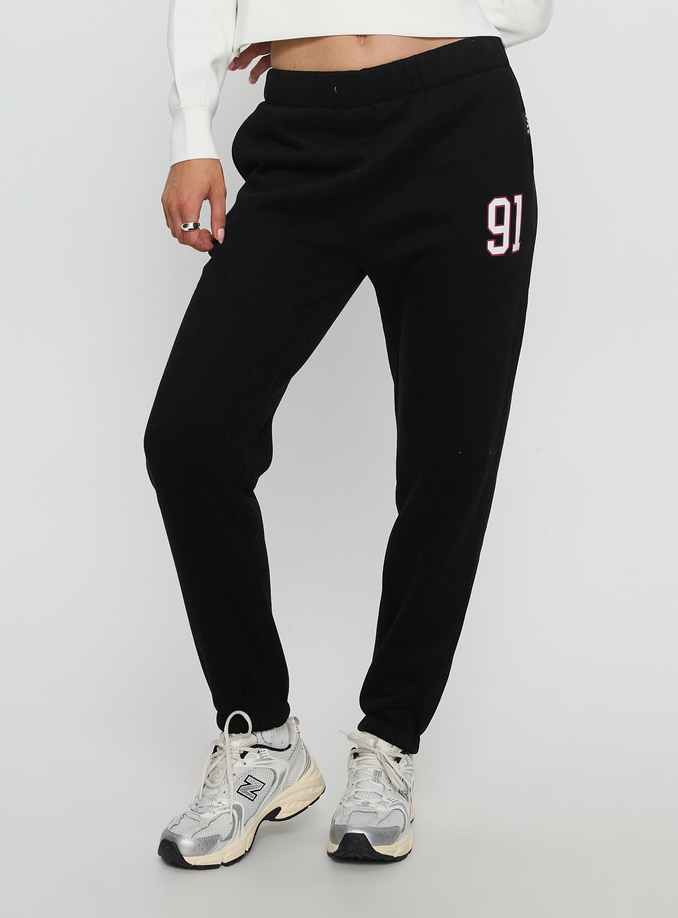 Stanford Basic Sweatpants Black - Image 2