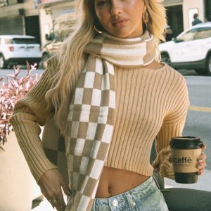 Alivia Cropped Sweater Beige