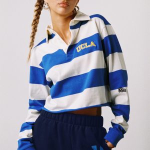UCLA Rugby Polo Blue / White