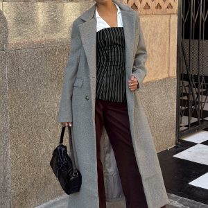 Lovergirl Longline Coat Grey