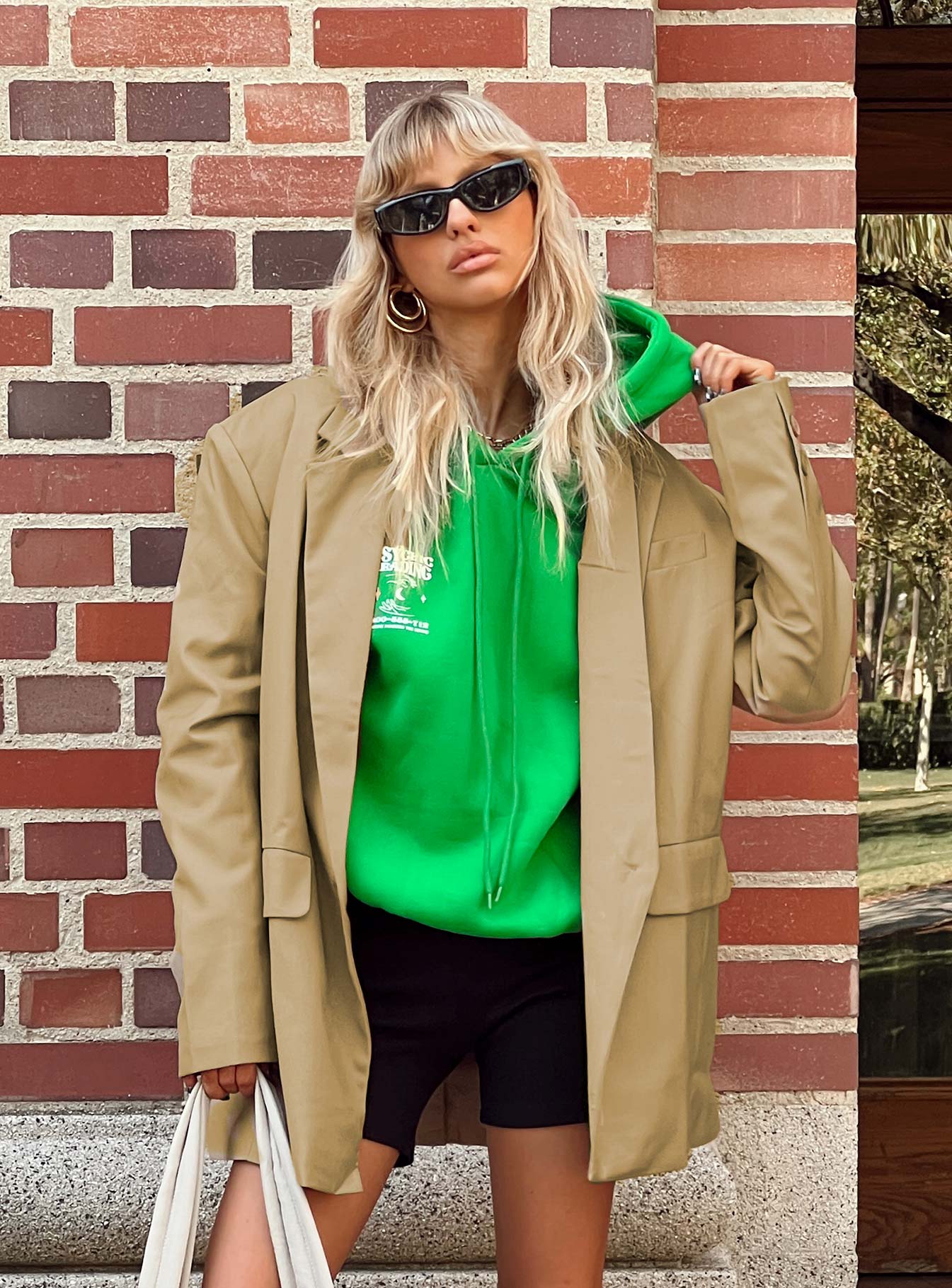 Welcome To The Jungle Blazer Beige - Image 14