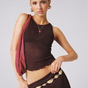 Audley Knit Set Brown