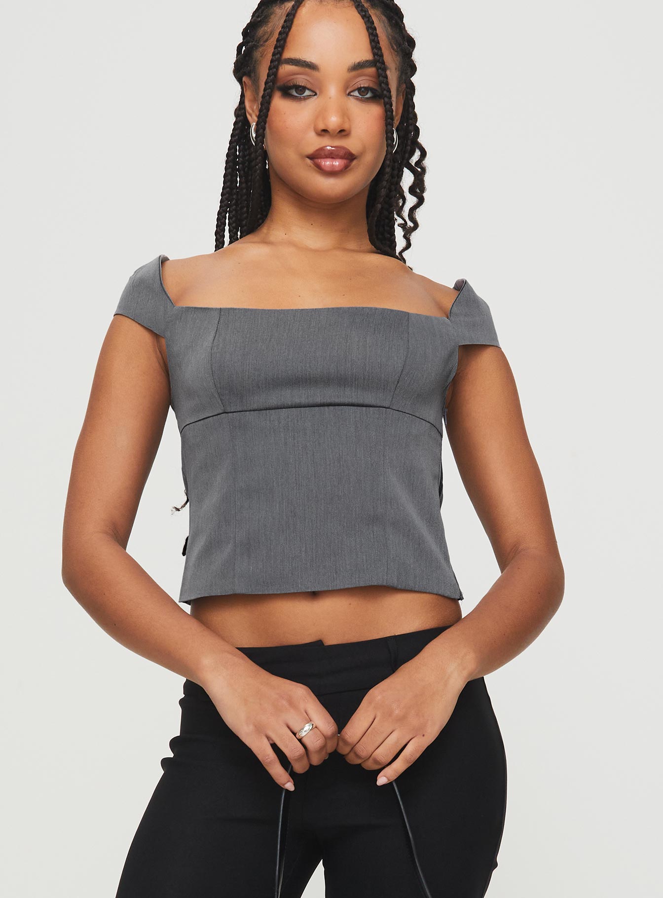 Irie Top Grey - Image 2