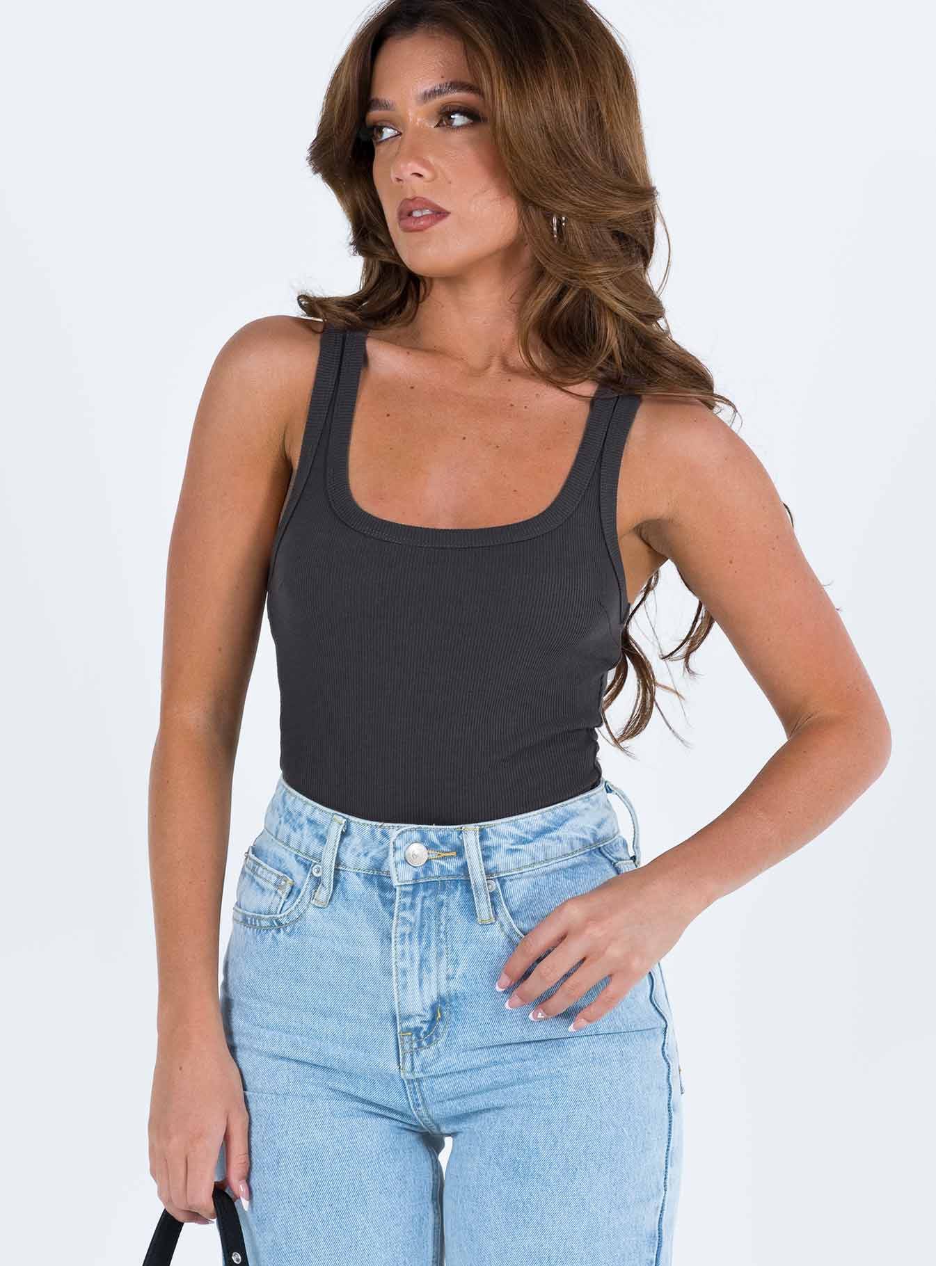 Camellia Bodysuit Slate Grey Petite - Image 2