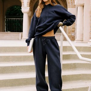 Dream Fleece Ankle Cuff Sweatpants Navy