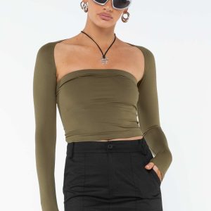 Deandra Top Olive