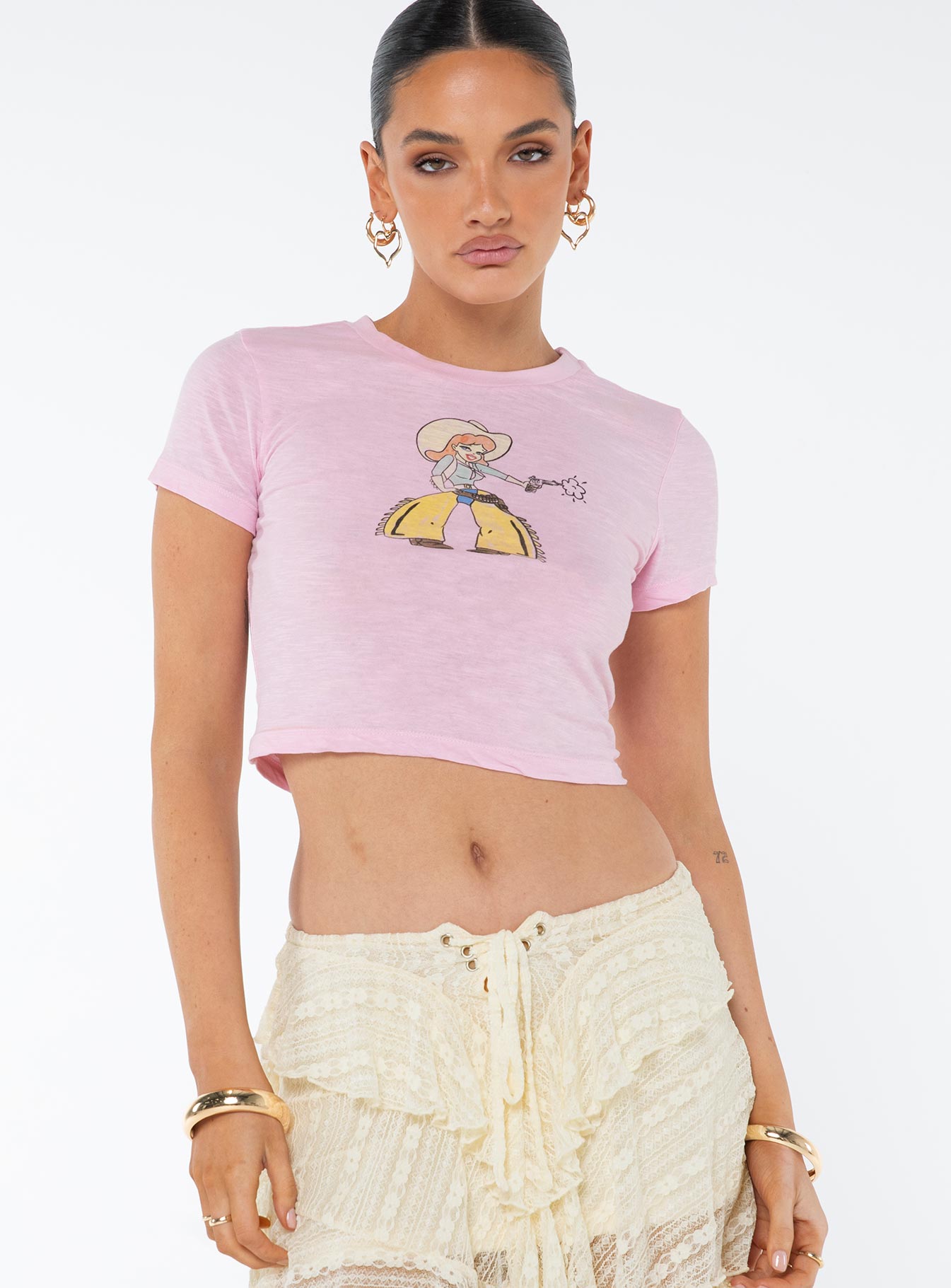 Northstar Baby Tee Pink - Image 2