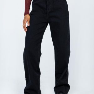 Kalinda Denim Jeans Black
