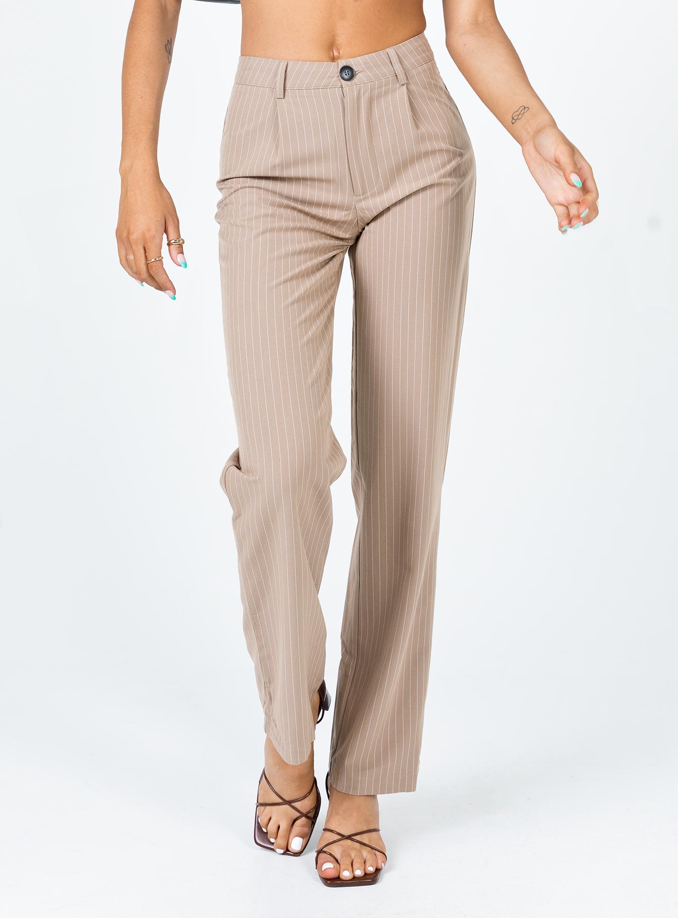 Titius Pants Beige Tall - Image 2