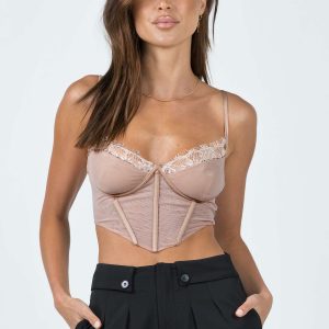 Chosen One Top Beige