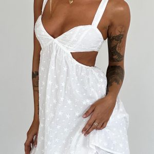 Khalia Mini Dress White