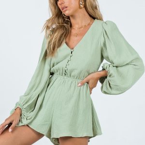 Morton Romper Sage