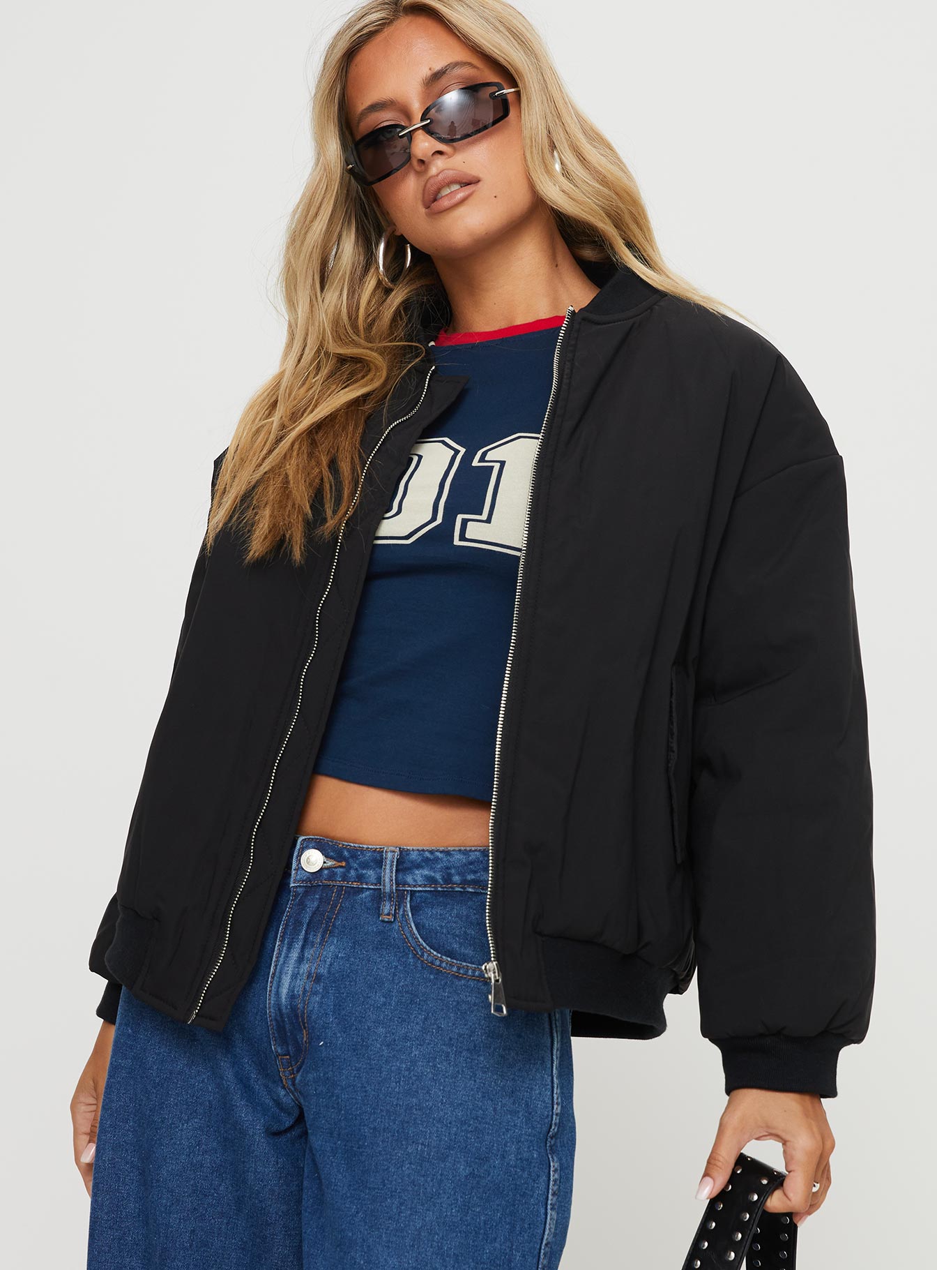 Formations Bomber Jacket Black - Image 2
