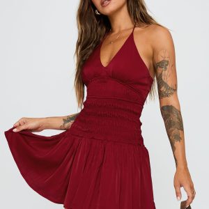 Mariachi Mini Dress Red