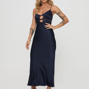 Leroux Maxi Dress Navy