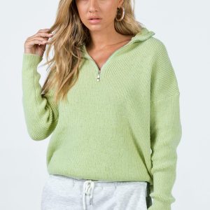 Bessy Knit Sweater Sage
