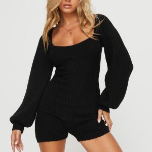Bohemia Romper Black
