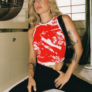 Highline Tank Top Red